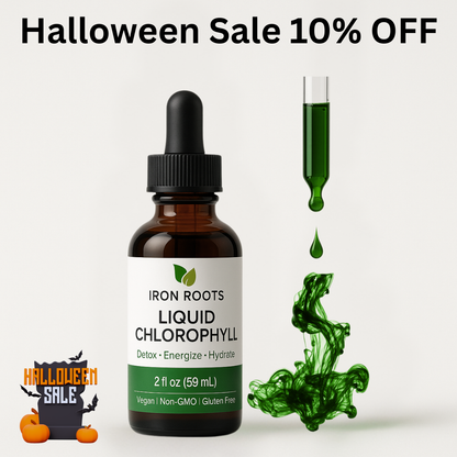 Iron Roots™ - Liquid Chlorophyll 2oz Halloween SALE