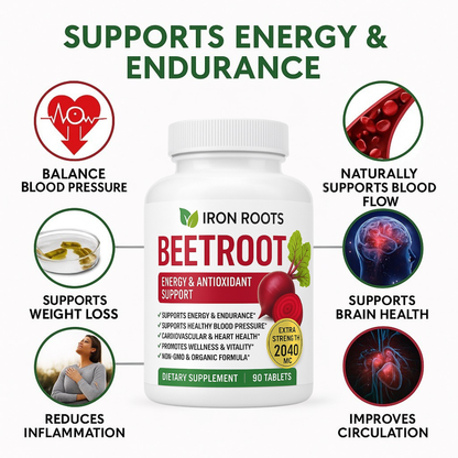 Iron Roots™ - Organic Beet Root Tablets