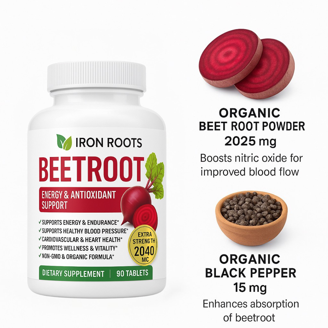 Iron Roots™ - Organic Beet Root Tablets