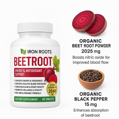 Iron Roots™ - Organic Beet Root Tablets