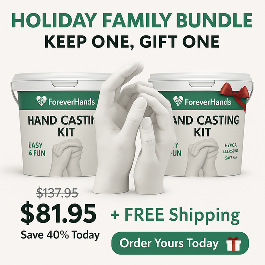 Forever Hands™ - The Perfect Gift Hand Mold Kit
