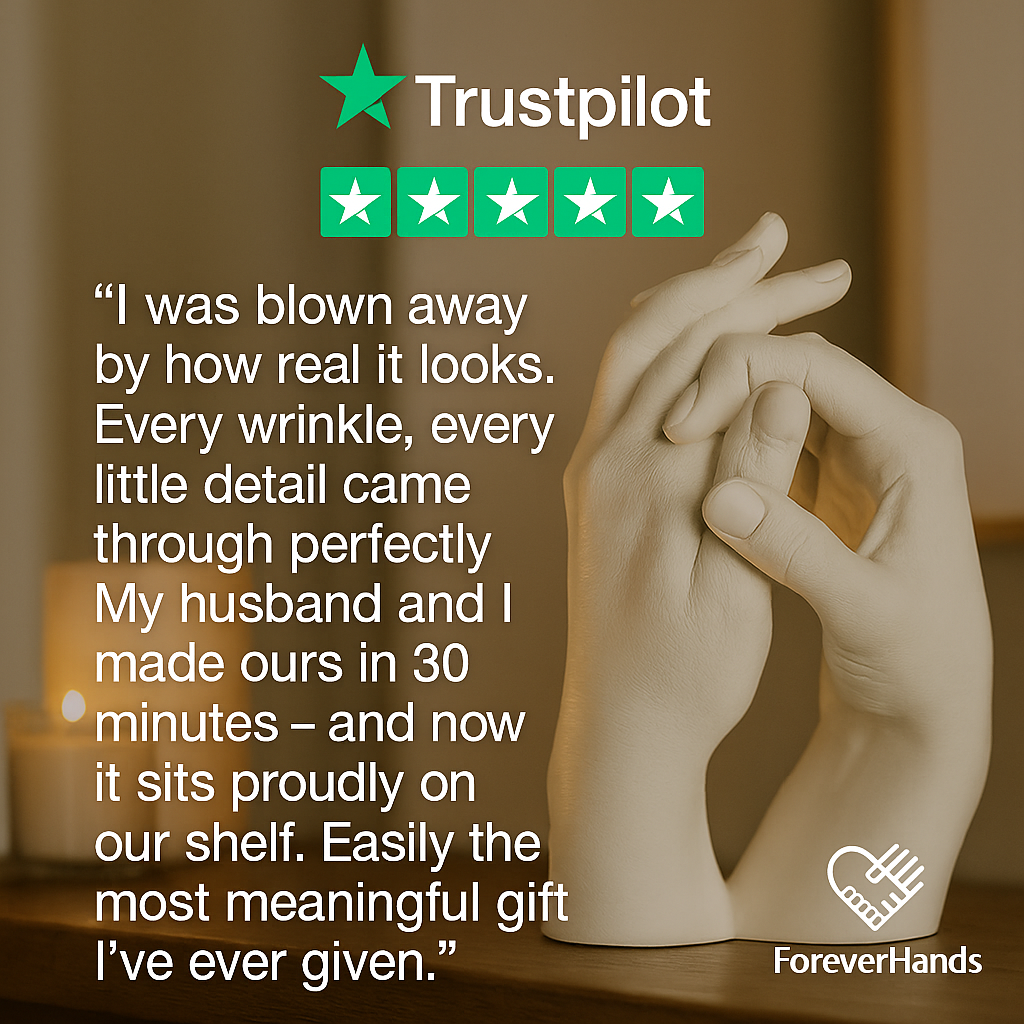 Forever Hands™ - The Perfect Gift Hand Mold Kit
