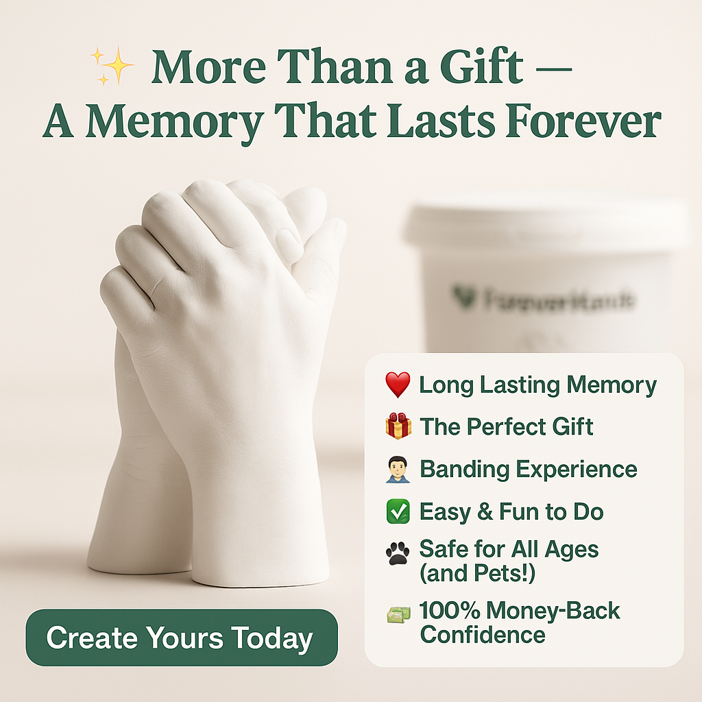 Forever Hands™ - The Perfect Gift Hand Mold Kit