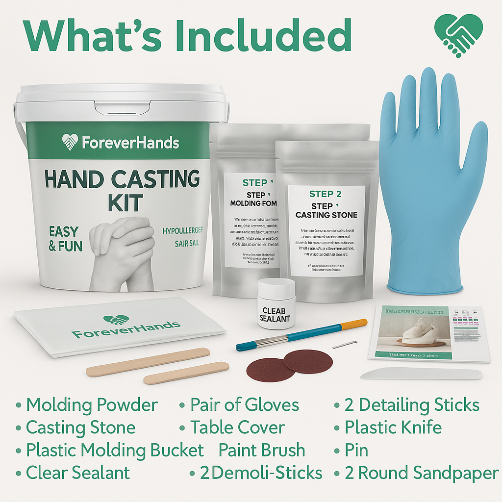 Forever Hands™ - The Perfect Gift Hand Mold Kit